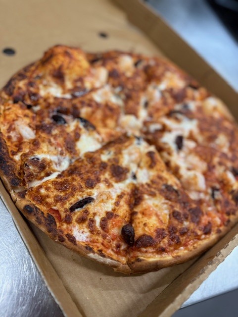 Garlic Prawn pizza